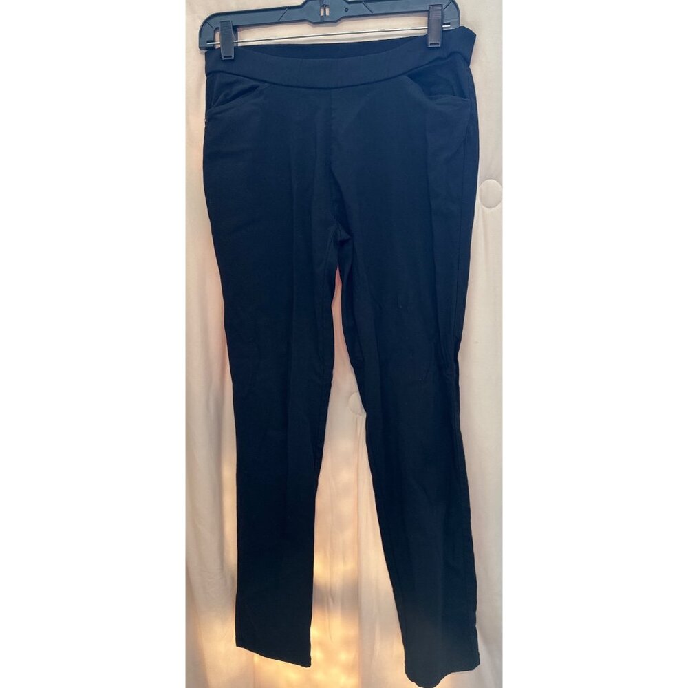 Joe Benbasset Black Stretch Pants Large Rayon Blend Stretchy